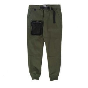 Publish Brand Legacy Jogger Pants 36x29 Olive Green Mesh Pocket Utility NWOT